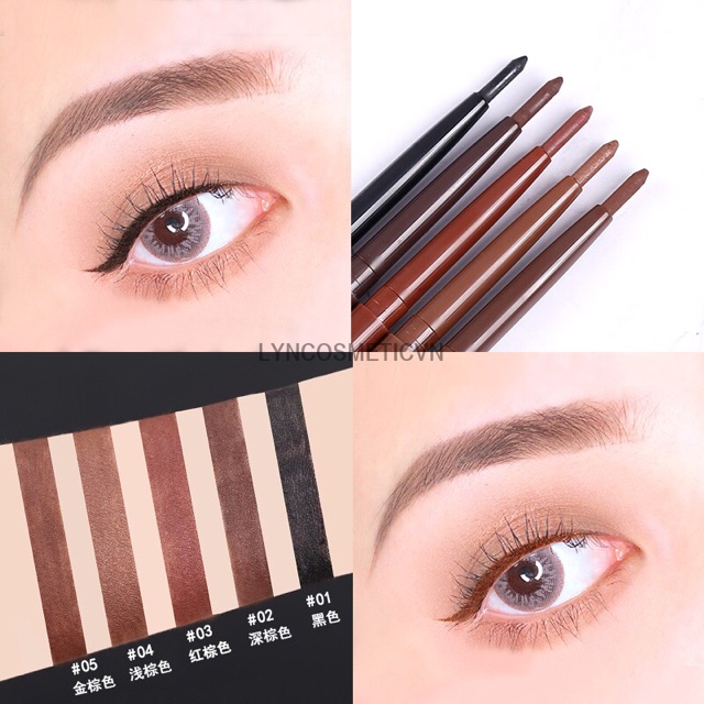 Kẻ mắt gel chống nước , chống lem trôi Xixi eyeliner + đầu gọt