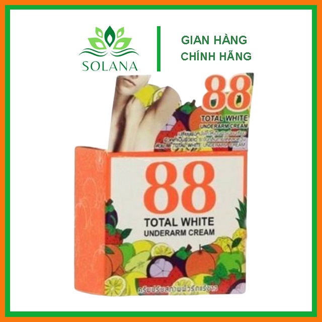 Kem giảm thâm nách và khử mùi 88 Total White Underarm Cream Thái Lan 35g SOLANA