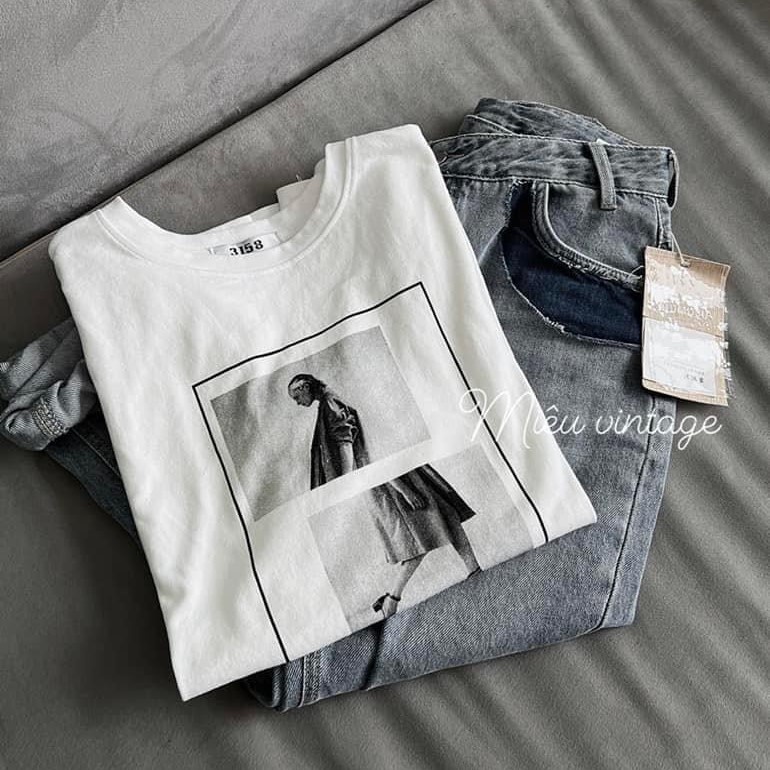 Áo thun tay lỡ Unisex , áo thun nam nữ Bingshop form rộng túi zip vải đẹp