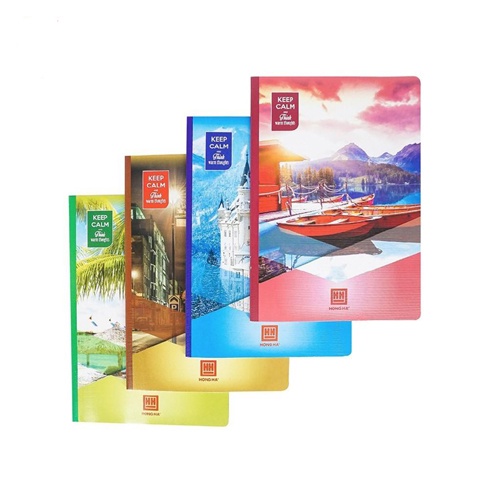 Vở kẻ ngang 120 trang Pupil bốn mùa Hồng Hà-Hàng chính hãng giá rẻ