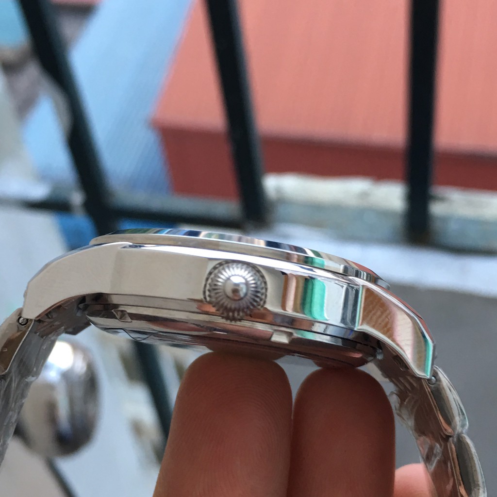 Đồng hồ nam seiko 5 mặt cơ lộ cơ ,lộ đáy mầu xanh blu