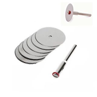 Bộ 6 đĩa cắt lưỡi cưa tròn mini 25mm 32mm chuyên cắt gỗ nhựa meca pvc alu thạch cao