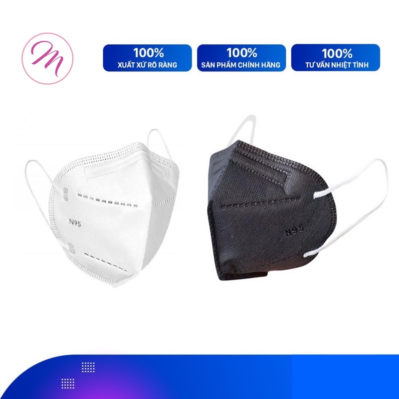 (5 chiếc/túi) Khẩu Trang N95 y tế 5 Lớp