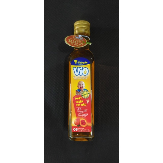 [ EXP:2023-06-21 ] Dầu gấc cho bé Vio Tường An chai 250ml