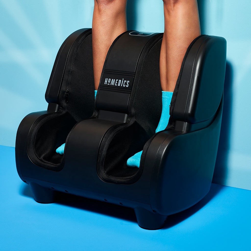 Máy massage cơ bắp bàn chân Homedics FMS-500HJ HTBeauty 3D bi lăn xoay chiều kèm massage khí nén giúp thư giãn các huyệt