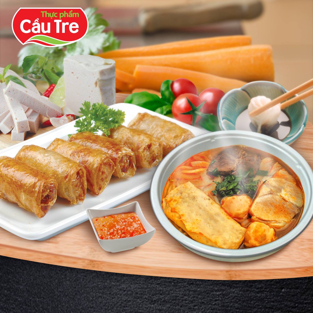 Chả giò chay Cầu Tre CJ 500g | BigBuy360 - bigbuy360.vn