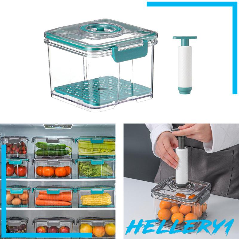 1 Hộp Nhựa Hút Chân Không Hình Chữ Nhật Đựng Thực Phẩm