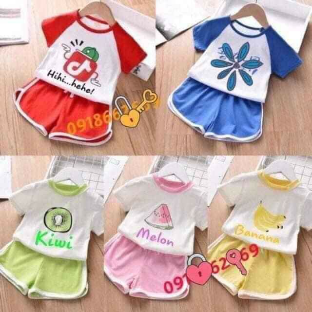 Sét 5 bộ hoa quả cho bé siêu kute lẻ bằng sỉ