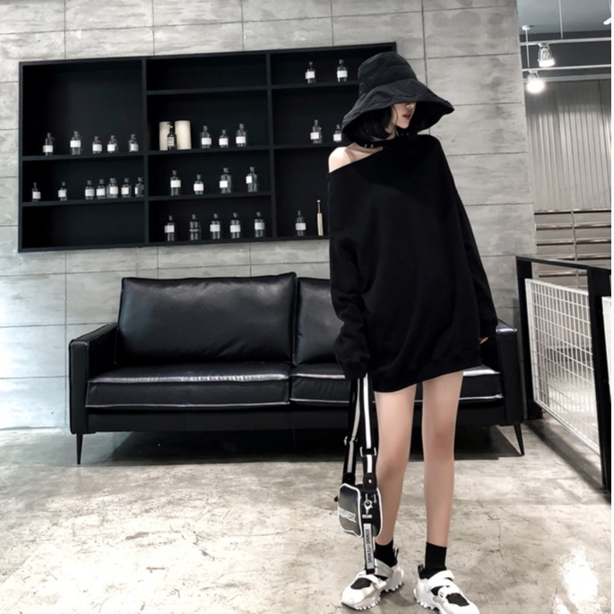 🔥 Áo len lệch vai