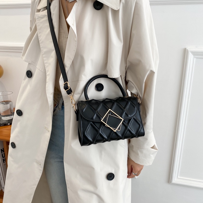 Túi đeo chéo hình vuông nhỏ IELGY đơn giản phong cách retro phương Tây
