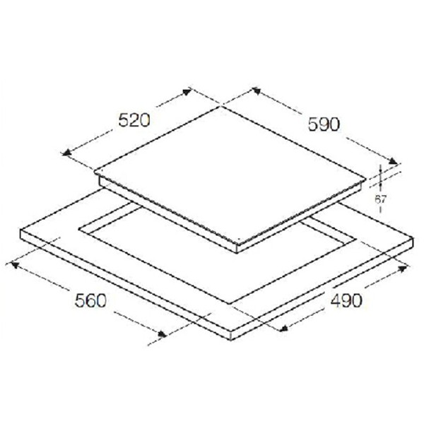 Bếp Từ Cata IB 6303 BK