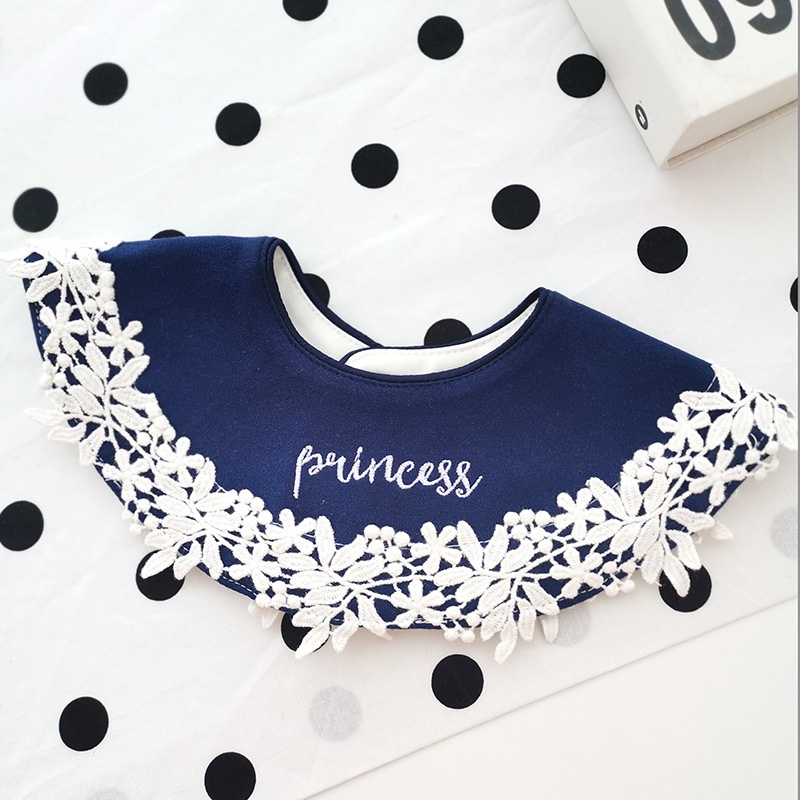 Yếm Ăn Cotton 360 Độ Chống Thấm Nước Họa Tiết Hoạt Hình Xinh Xắn 0147-1