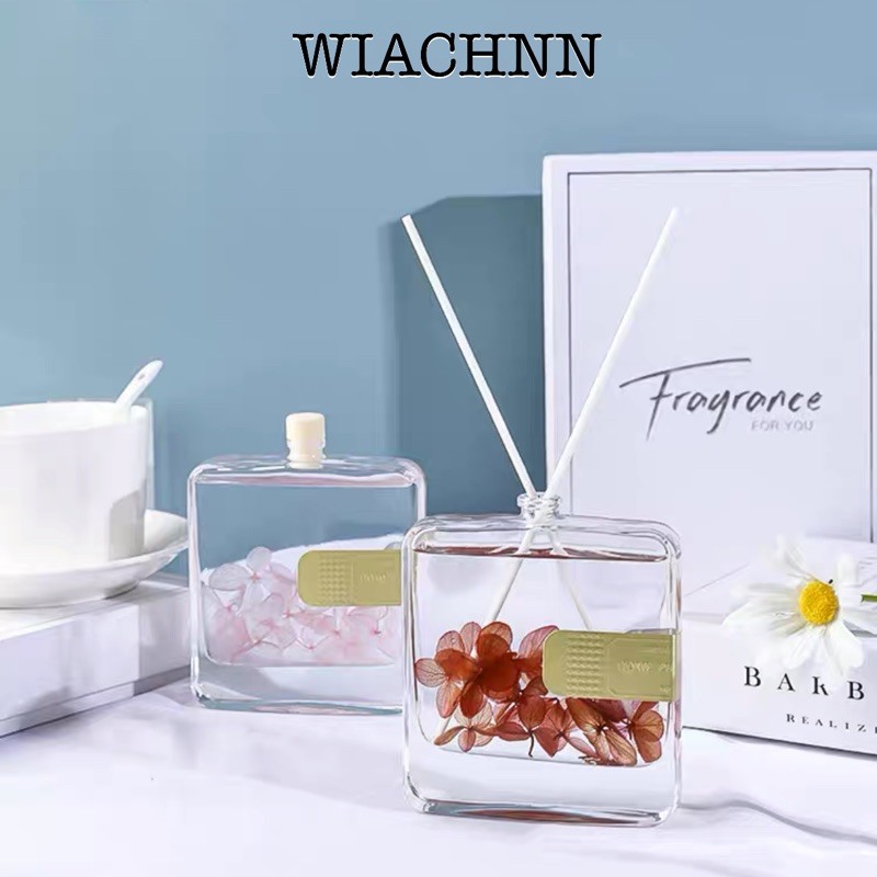 Tinh Dầu Thơm Phòng Thiên Nhiên WIACHNN 100ml Que Gỗ Lọ Khuếch Tán Hương Khử Mùi Thư Giãn QT100