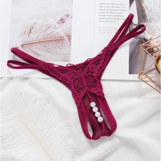 [Che tên] Quần Lọt Khe Xẻ Đáy Nữ Ren SEXY Free Size c16