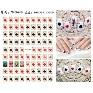 sticker lá bài mẫu đẹp