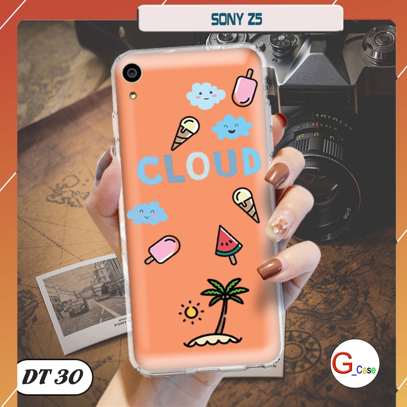 Ốp lưng điện thoại Sony Z5 dẻo trong in hình