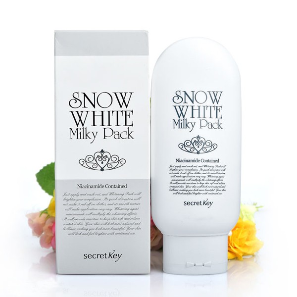 Kem tắm trắng da Secret Key Snow White Milky Pack 200ml