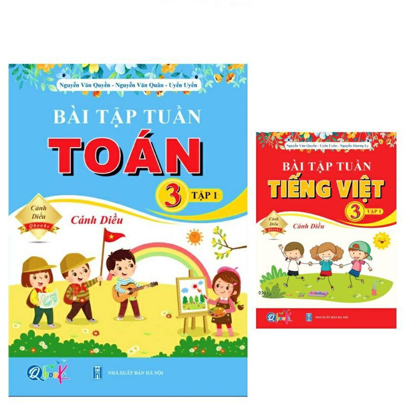 Sách - Combo Bài Tập Tuần Toán Và Tiếng Việt Lớp 3 - Cánh Diều - Học Kì 1