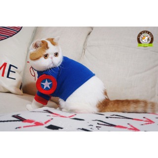 Áo chó mèo cosplay Captain A54