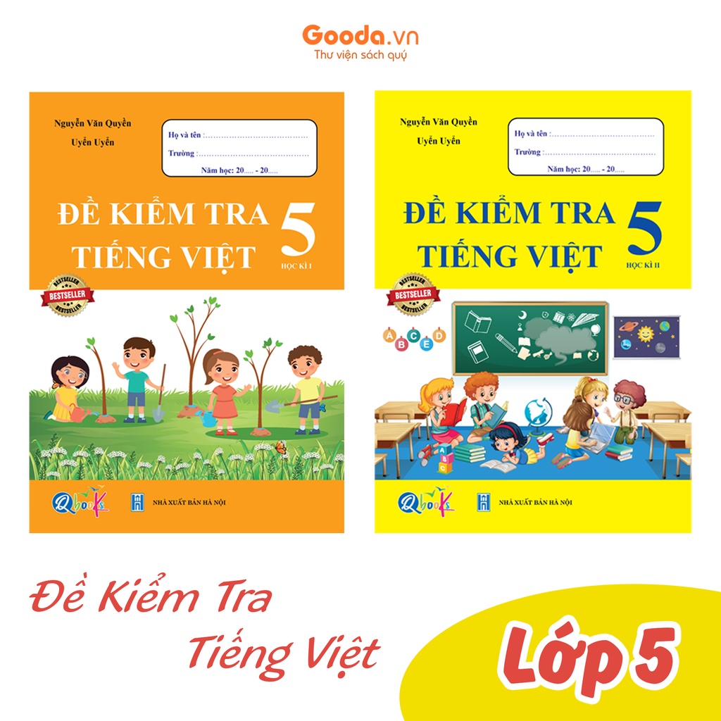 Sách Combo Đề Kiểm Tra Tiếng Việt Lớp 5 - BẢN QUYỀN