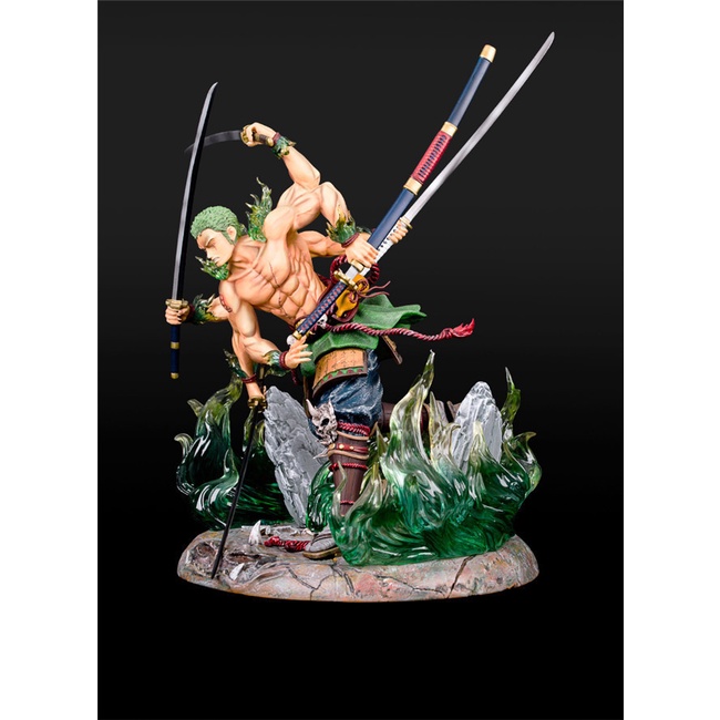 Đồ chơi Roronoa Zoro phân thân sáu kiếm mô hình one piece đảo hải tặc phiên bản lớn 40cm cực ngầu tỷ lệ 1:1