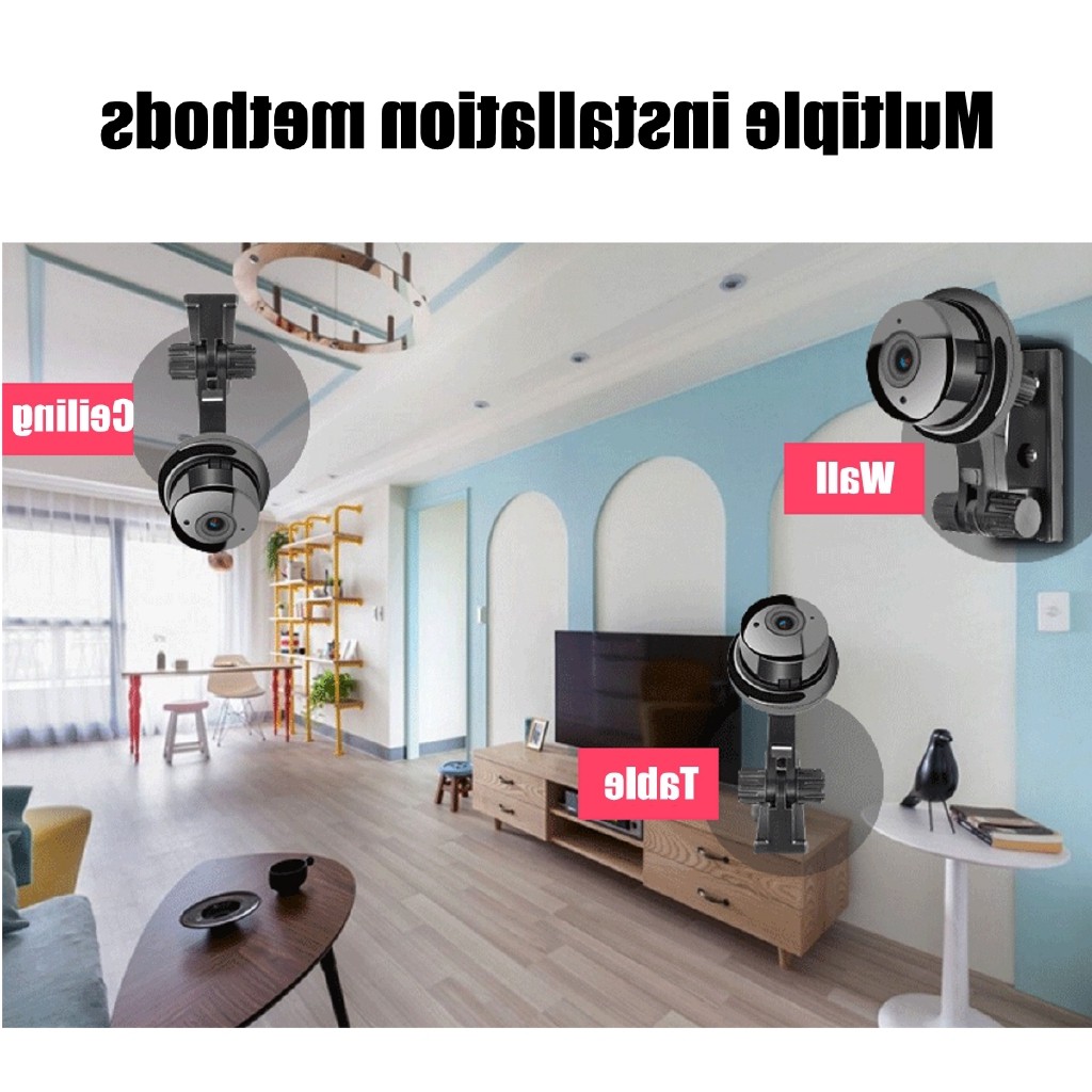 Camera chống trộm quay cả ban đêm 150° Full HD 1080P - Kết nối Wifi