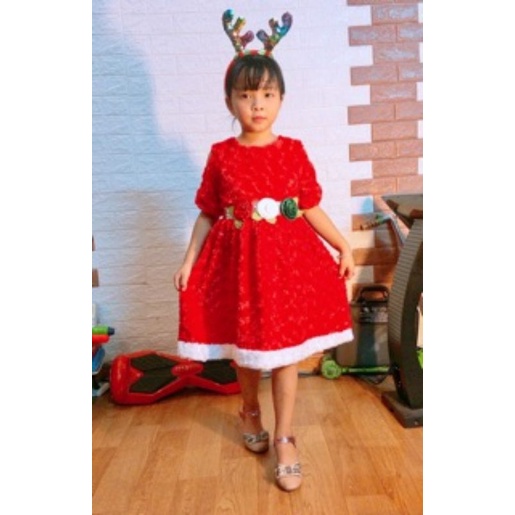 Hàng Đẹp ĐỒNG GIÁ Đầm( váy) giáng Sinh cho bé gái Noel