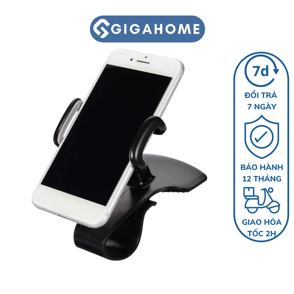 Giá Đỡ Điện Thoại Trên Ô Tô GIGAHOME Xoay 360 Độ Chống Rung, Gắn Bảng Điều Khiển 6260