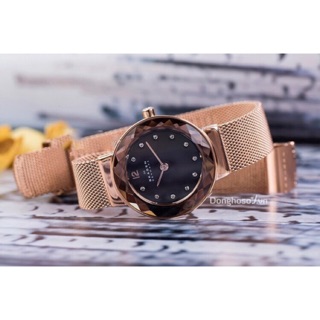 Đồng hồ nữ skagen – quartz – dây kim loại 456srr1