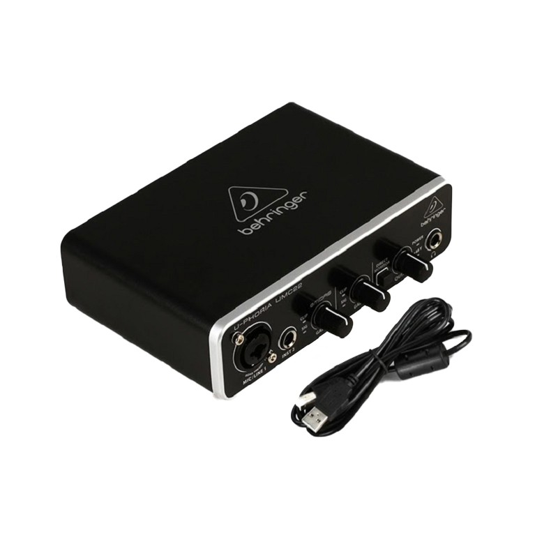 SOUND CARD THU ÂM BEHRINGER U-PHORIA UMC22 USB - Chính Hãng Phân Phối