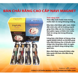 Bàn chải NAVI MAGNET (NANO/SILVER)