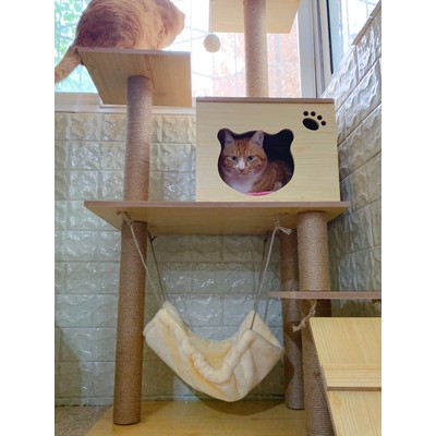 Cattree cho mèo Cat tree cho mèo nhà cây cho mèo,giảm stress thế mạng cho bộ sofa nhà bạn