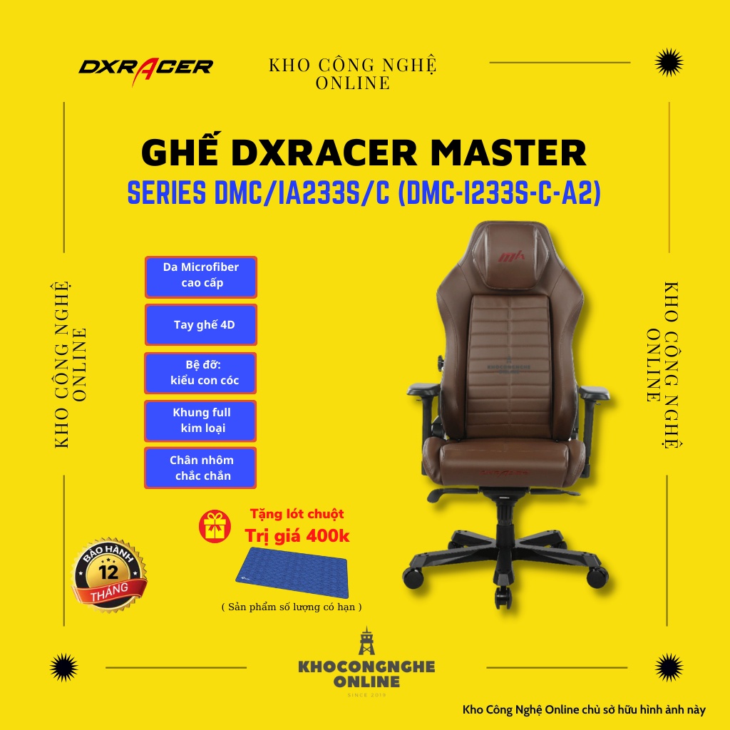 Ghế DXRACER Master series DMC/IA233S/C (DMC-I233S-C-A2)