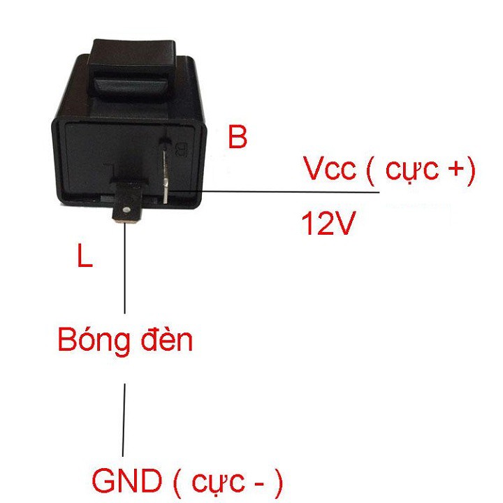 Role Chip kêu cho xe máy 100cc - 110cc KAFADAI THAILAND (Cục chớp xi nhan xe máy)