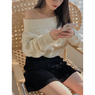 Áo Len trễ vai vặn thừng LEN85 1994CLOSET