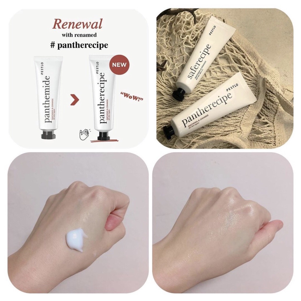 Kem dưỡng ẩm phục hồi PESTLO Panthenol &amp; Ceramide