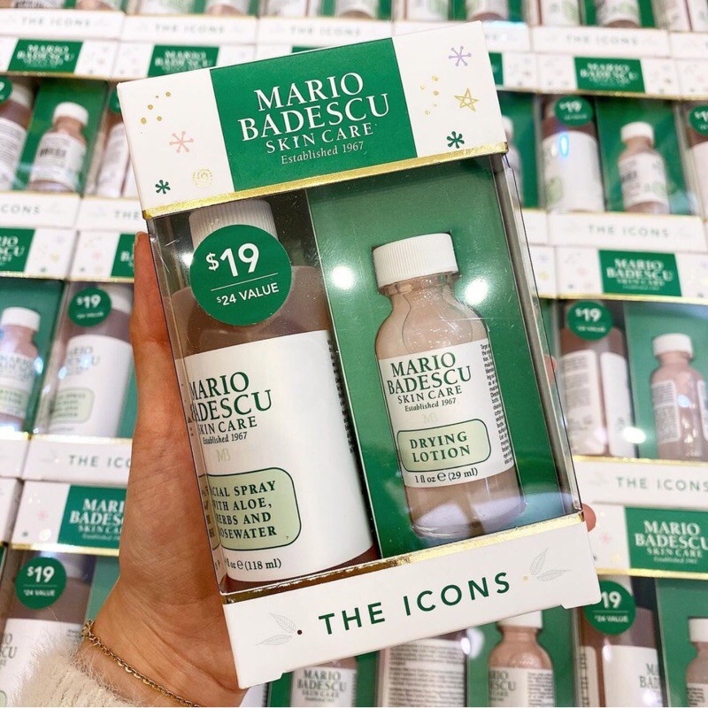 MARIO BADESCU - Bộ Sản Phẩm The Icons Set (Toner+Drying Lotion)