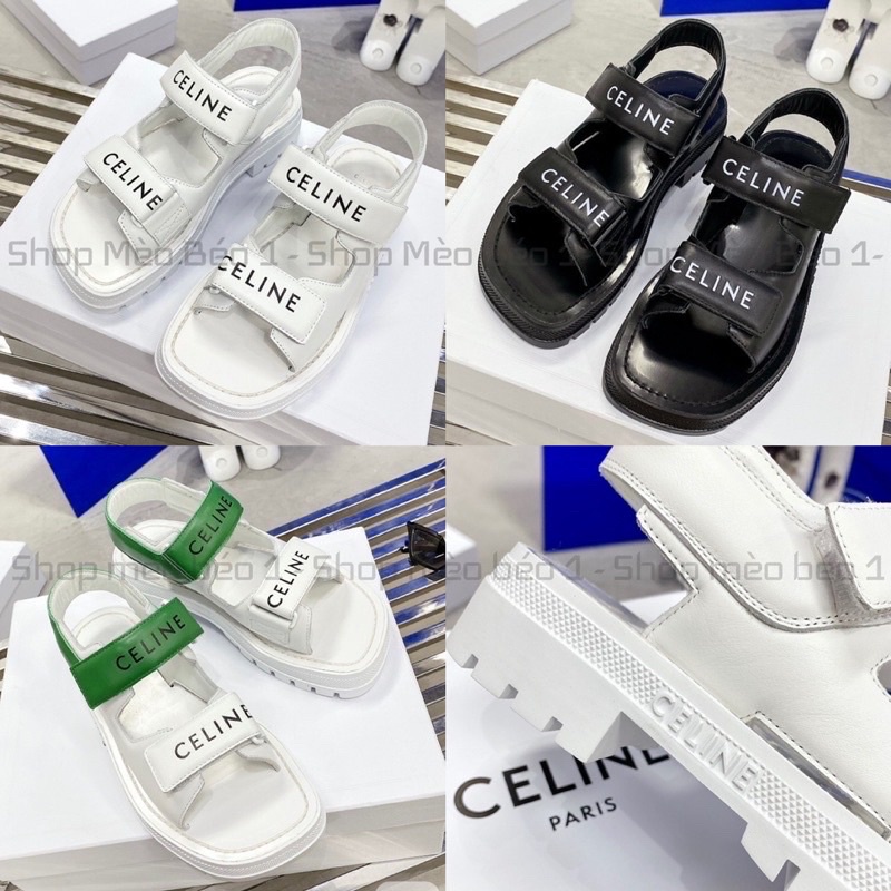 Sandal thể thao cl quai dán ngang đế cao fullbox