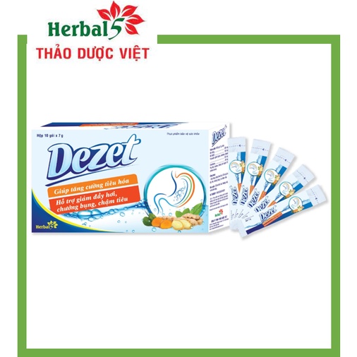 DEZET - Tăng Cường Tiêu Hóa, Giảm Đầy Hơi, Chướng Bụng, Chậm Tiêu