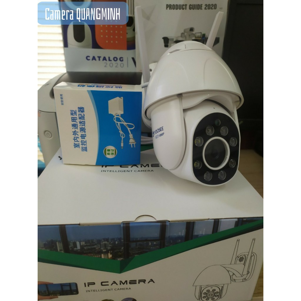 Camera IP Yoosee PTZ ngoài trời 1080p xoay 360 độ, chống nước, báo động chống trộm, ban đêm có màu | BigBuy360 - bigbuy360.vn