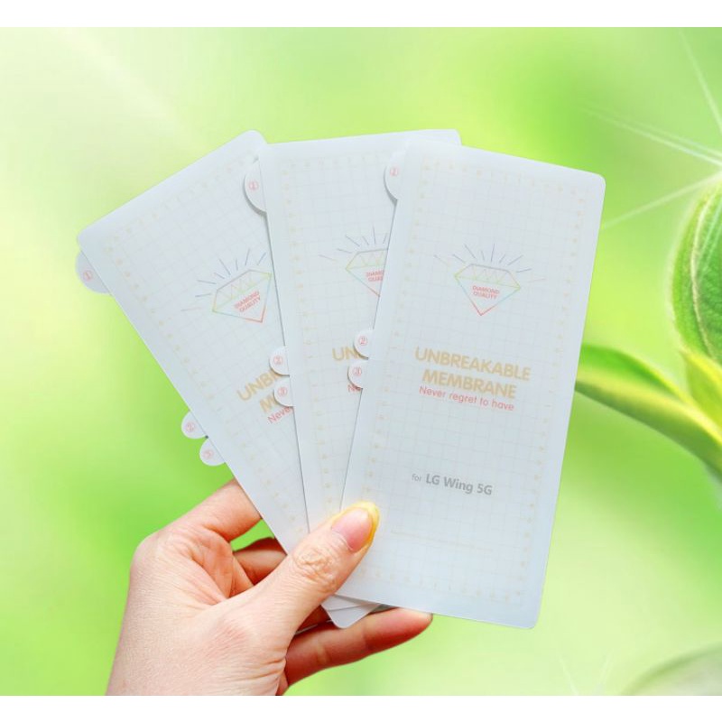 Miếng dán cho LG Wing/ Velvet trong suốt full màn