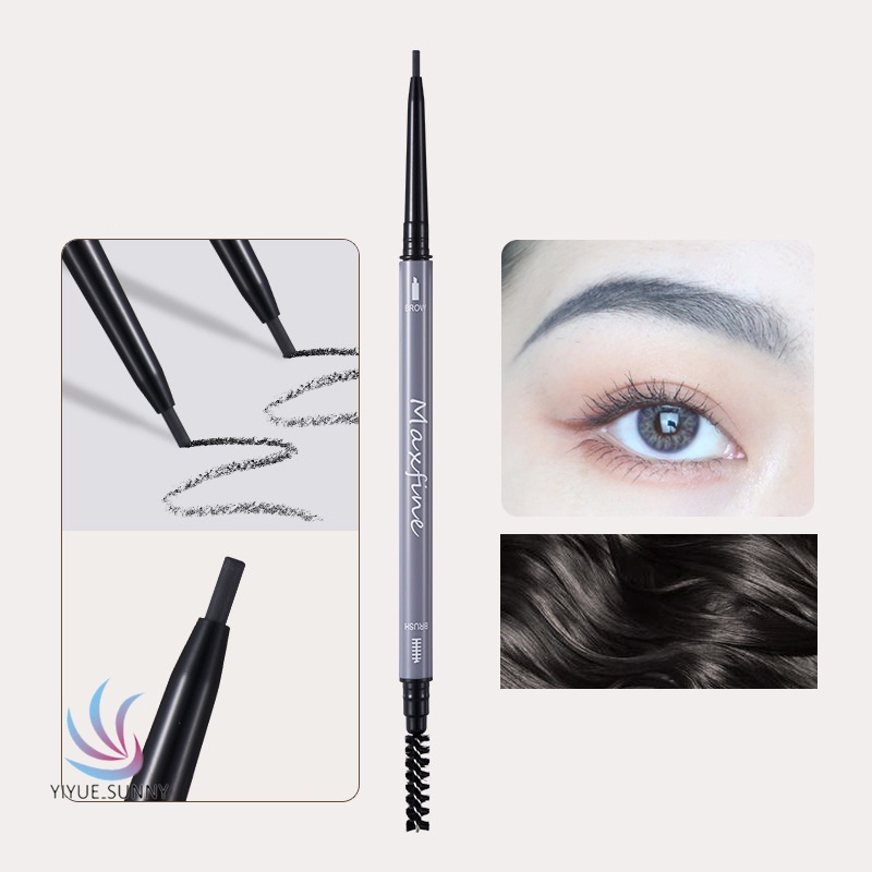 (Hàng Mới Về) Chì Kẻ Lông Mày Hai Đầu Chống Mồ Hôi Tự Nhiên