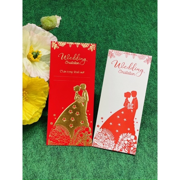Thiệp cưới viết tay . Đa dạng mẫu. Dành cho khách thiếu thiệp. Giao ngẫu nhiên mẫu