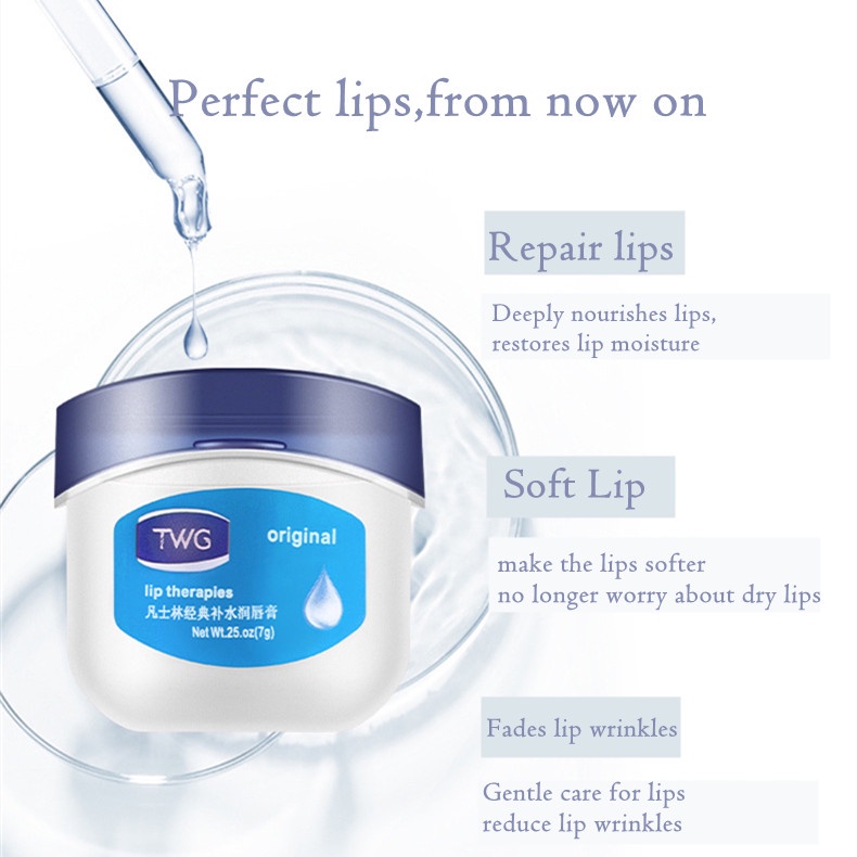 Son dưỡng môi vaseline LEWEDO với thành phần tự nhiên dưỡng ẩm và tẩy tế bào chết cho môi