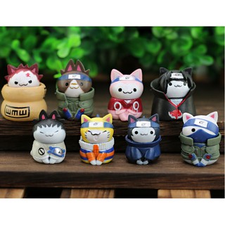 Mô hình mèo Naruto tsum tsum