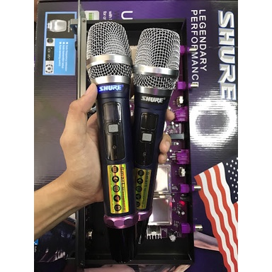 [ SIÊU KHUYẾN MÃI ] Micro Không Dây Cao Cấp Shure UGX23 Plus, Micro Karaoke Chuyên Nghiệp, Mic Hát Gia Đình