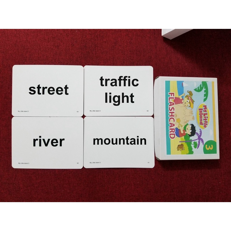 Flashcard My Little island 3  A5-1mặt