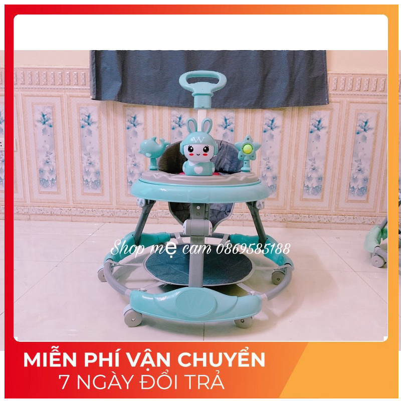 Xe tròn tập đi, xe tập đi cho bé THAY ĐỔI ĐỘ CAO - HÀNG CHÍNH HÃNG ( bảo hành 12 tháng)