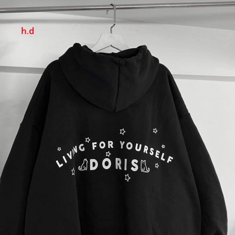 Áo nỉ chun tay lô gô mèo HĐ12 0721 | BigBuy360 - bigbuy360.vn