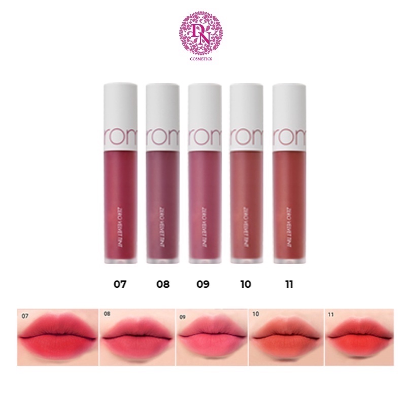 Son Kem Lì Romand Zero Velvet Tint Hàn Quốc